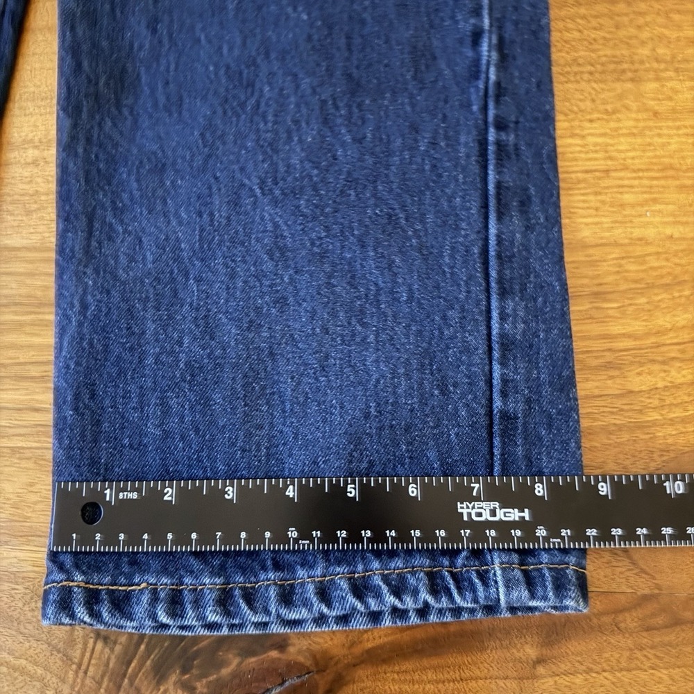 Levis 550 Jeans Mens 36x32 Actual 30 Inseam Medium Dark Wash Denim Straight Leg - Picture 6 of 7